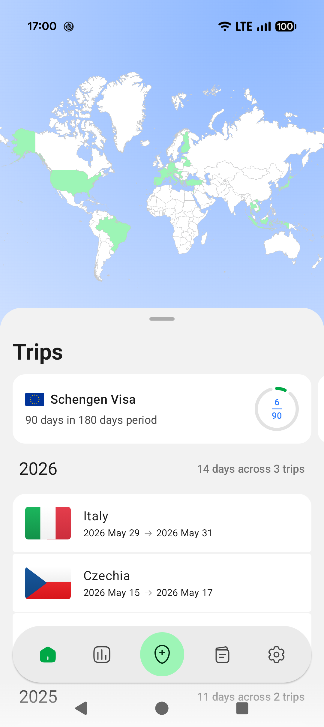 Jourlog Interface 1
